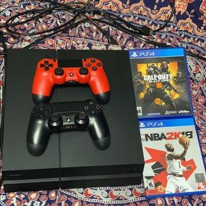 PS4 with games